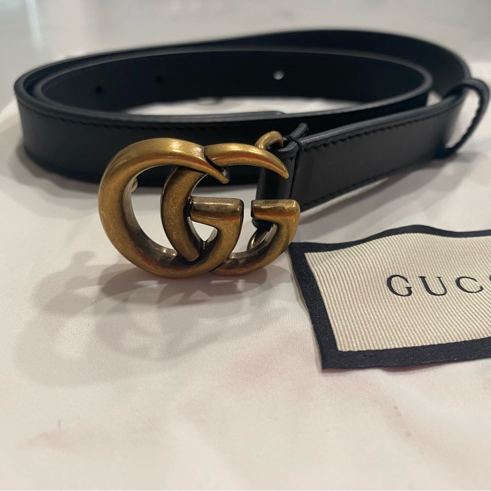 Gucci GG Belt 0.75” Size 70